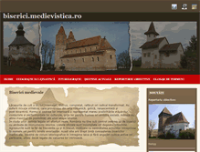 Tablet Screenshot of biserici.medievistica.ro